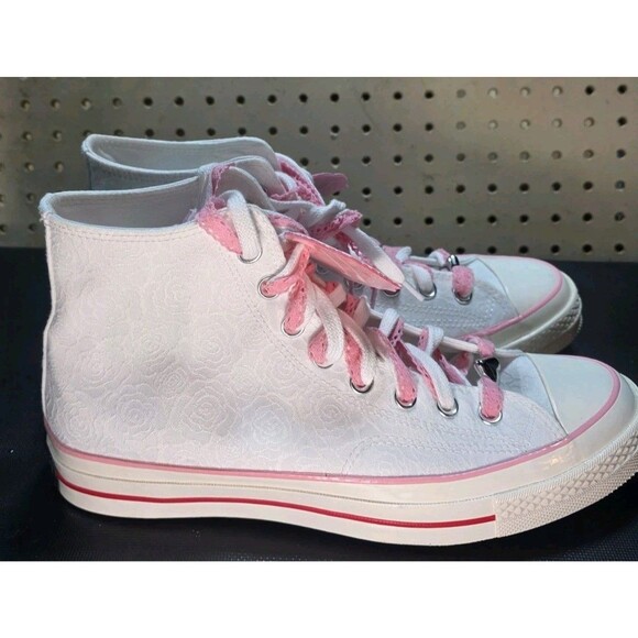 New Converse W Chuck 70 Rose Sneakers Shoes Vintage White A14798C US Size 10.5 - Picture 9 of 11